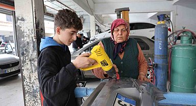 Aydın sanayisinin kadın ustası: On parmağında on marifet