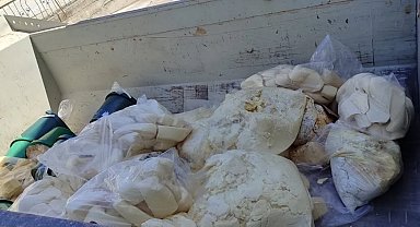 Aydın'da 11 ton süt ürünü imha edildi