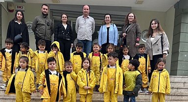 Aydın'da anaokulu öğrencileri Doğa Eğitim Merkezi'ni gezdi