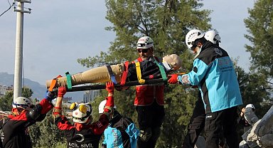 Aydın'da arama kurtarma tatbikatı yapıldı