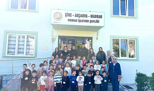 Aydın'da minik öğrencilere orman ve doğa sevgisi aşılandı