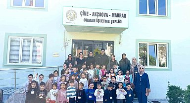 Aydın'da minik öğrencilere orman ve doğa sevgisi aşılandı