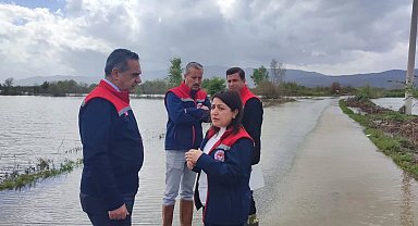 Aydın'da sular altında kalan arazilerde kesin zarar tespiti yapıldı