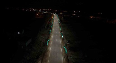 Aydınlatma çalışmasıyla Aydınlar beldesinin çehresi değişti