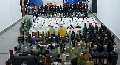 Ayvalık'ta kaçak içki ve uyuşturucudan 2 tutuklama