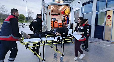 Bafra'da bıçaklı kavga: 1 yaralı