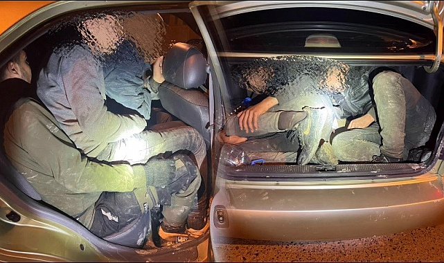 Bagajı dahi göçmenle dolduran 4 araç sürücüsüne 601 bin TL ceza uygulandı