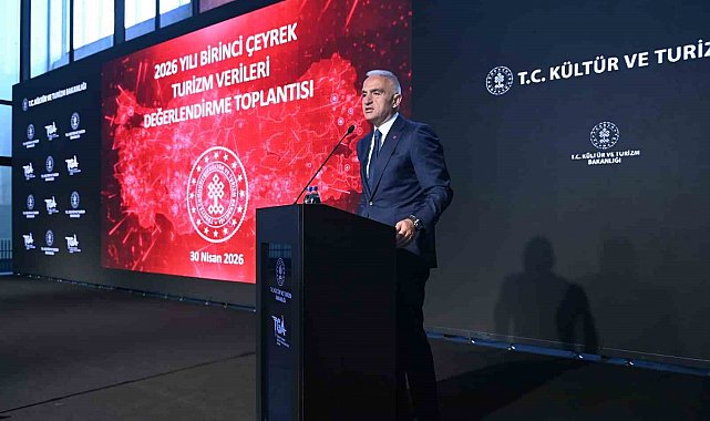 Bakan Ersoy: "Turizm geliri 2026 yılının ilk çeyreğinde yüzde 4,2 artışla 9,8 milyar dolar oldu"