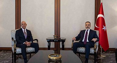 Bakan Fidan ABD'nin Suriye Özel Temsilcisi Barrack'ı kabul etti