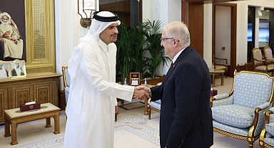 Bakan Güler, Katar Dışişleri Bakanı Al Thani ile görüştü
