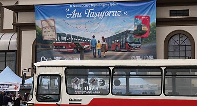 Balıkesir'de toplu taşıma gününde nostalji rüzgârı