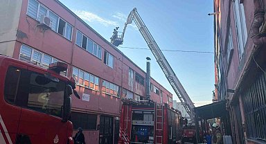 Başakşehir'de iş yeri yangını söndürüldü