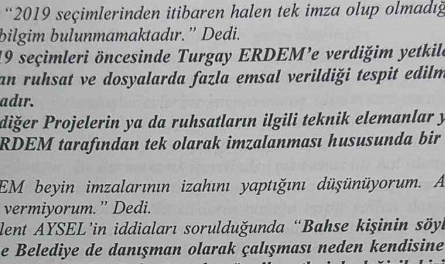 Başkan Bozbey ilk iş olarak yardımcısını sattı