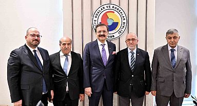 Başkan Dumandağ, TOBB Başkanı Hisarcıklıoğlu ile bir araya geldi
