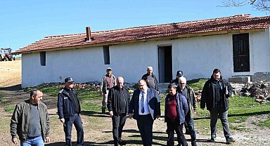 Başkan Hamamcı Dutluca Mahallesi'nde incelemelerde bulundu