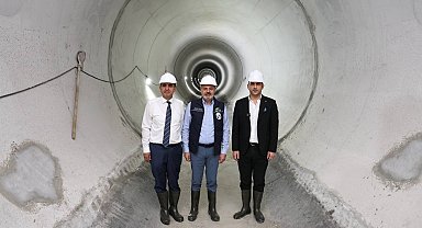 Başkan Öntürk, Türkiye'nin en büyük atık su tüneli projesini inceledi