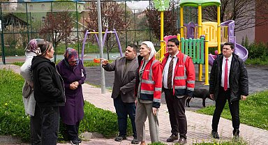 Başkan Subaşı Küçük Sanayi ve Soğuksu Mezarlığı'nda çalışmaları inceledi