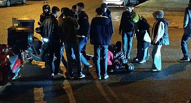 Batman'da motosikletten savrulan kurye yaralandı