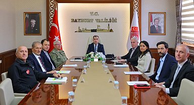 Bayburt'ta çığ riskine karşı değerlendirme toplantısı yapıldı