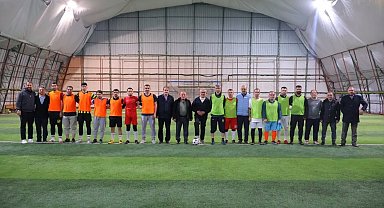Bayburt'ta din görevlileri arasında futbol turnuvası başladı
