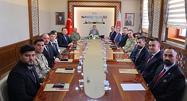 Bayburt'ta güvenlik ve asayiş tedbirleri değerlendirildi