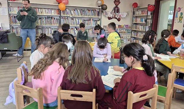 Bayburt'ta öğrenciler Kütüphaneler Haftası'nda kitapla buluştu