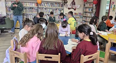 Bayburt'ta öğrenciler Kütüphaneler Haftası'nda kitapla buluştu