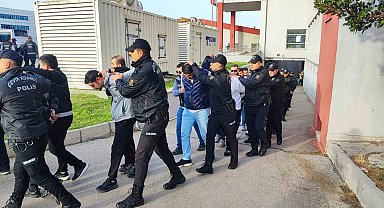 Bayğaralar suç örgütüne yönelik operasyonda gözaltına alınan 287 şüpheli adliyeye sevk edildi