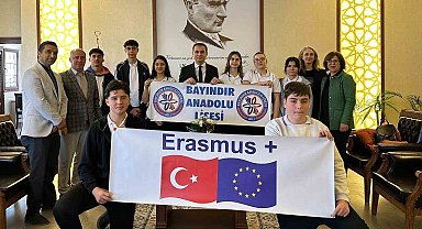 Bayındır Anadolu Lisesi öğrencilerinden Erasmus öncesi anlamlı ziyaret