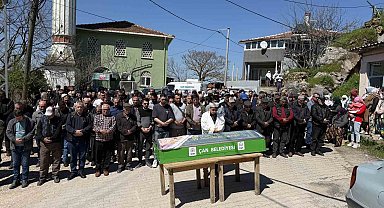 Bayramiç'te kocası tarafından av tüfeğiyle öldürülen kadın toprağa verildi