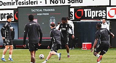 Beşiktaş kondisyon ve taktik çalıştı