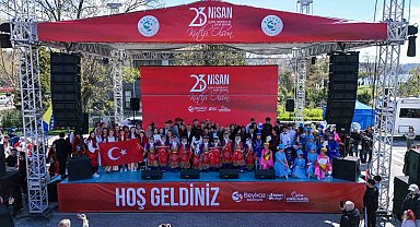 Beykoz'da çocuklar bayramın tadını doyasıya çıkardı