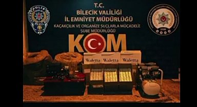 Bilecik'te 156 bin adet makaron ele geçirildi