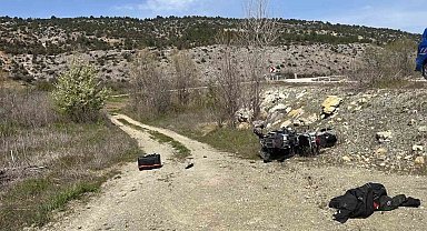 Bilecik'te motosiklet kazası, 1 yaralı