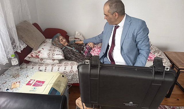 Bilecik'te nüfus hizmetleri vatandaşların ayaklarına götürüldü