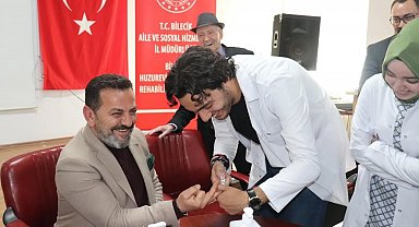 Bilecik'te tıp fakültesi öğrencilerinden huzurevine sağlık desteği