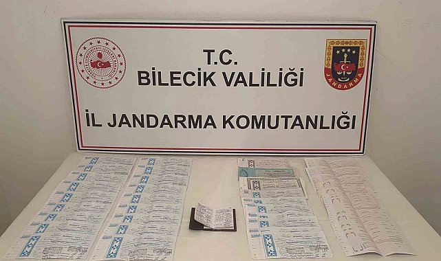 Bilecik'teki tefecilik operasyonu