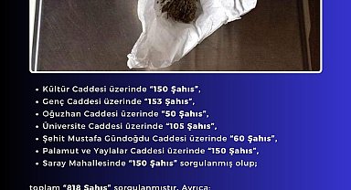 Bingöl'de uyuşturucu madde ele geçirildi