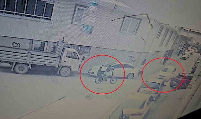 Bisikletli çocuklar otomobille böyle çarpıştı, kaza anı kamerada