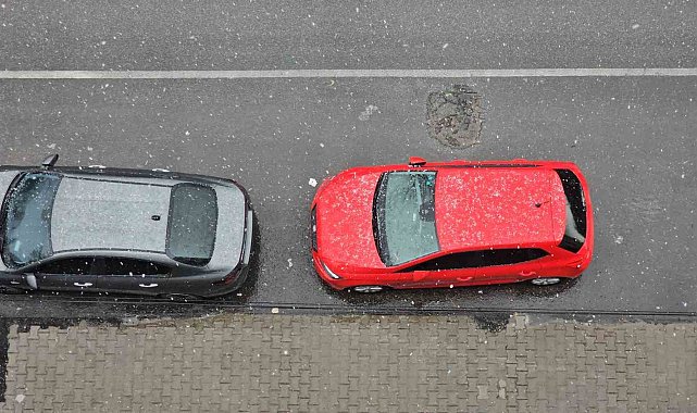 Bitlis'te dolu yağışı