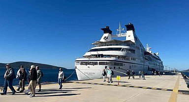 Bodrum'a 357 yolcusuyla geldi