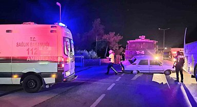 Bodrum'da TOMA, otomobile çarptı