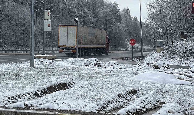 Bolu Dağı beyaza büründü
