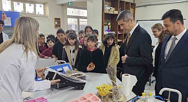 Bolu'da ilkokul öğrencileri atık yağları sabuna dönüştürdü