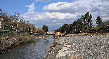 Boyabat'ta taşkın riskini azaltan çalışma