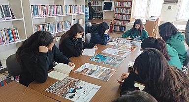 Bozdoğan'da öğrenciler kitapla buluştu