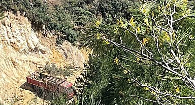 Buldan'da tartışmalı maden sahasında ağaç kesimi başladı