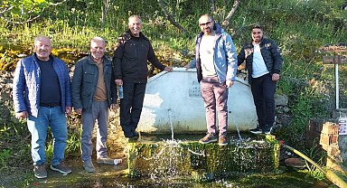 Burhaniye'de çeşmelerden fışkıran sular bereketli sezon umutlarını artırdı