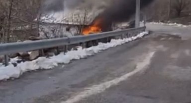 Bursa'da bağ evinde çıkan yangın korkuttu