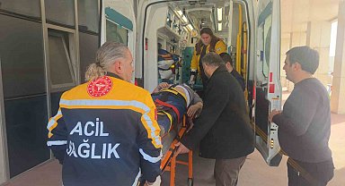 Bursa'da çatıdan düşen usta ağır yaralandı